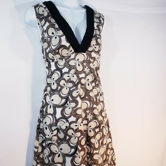 ALLEGRA‎ HICKS Designer Dress Size 4 Pocket Front V - Picture 7 of 8